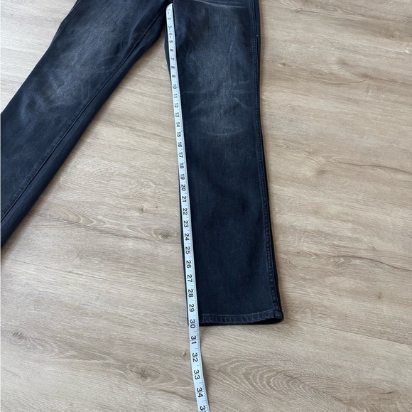 J Crew Women's 9" High Rise Vintage Straight Leg Jean Denim Pants Black 27 TALL - Picture 7 of 7